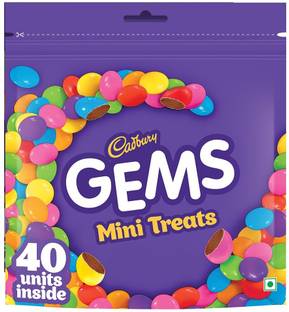 Cadbury Gems Chocolate Home Treats Pack Bars