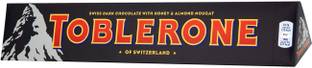 Toblerone SWISS DARK CHOCOLATE (1 x 100 gm.) WITH HONEY & ALMOND NOUGAT Bars