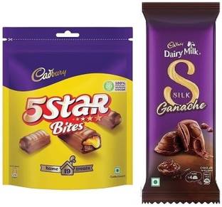 Cadbury 5 Star Chocolate & Silk Ganache Chocolate Bars