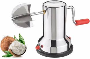 Climya Coconut Scraper with Vacuum Base, Coconut Grater Machine, Coconut Crusher Manual Hand Roller, Coconut Chopper for Kitchen/ Coconut Scraper (1) Coconut Scraper