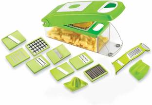 KP ART - by Lemon Grass High Quality 12 in 1 Chipser, Slicer and Grater Vegetable & Fruit Grater & Slicer