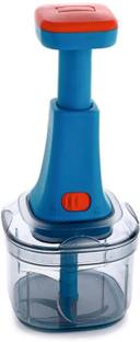 Ganesh Clever Chop Push Chopper Vegetable & Fruit Chopper