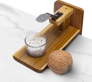 Cansuq by | Traditional Teak Wood Coconut Scraper – Durable & Efficient Kitchen Tool Coconut Scraper