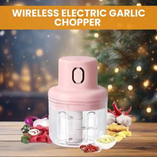 FRONY Chopper (Electric Rechargeable Chopper) for Kitchen Vegetable Garlic Onion B473 Electric Vegetable & Fruit Chopper