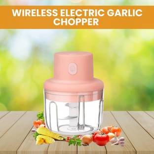 GUGGU Chopper (Electric Rechargeable Chopper) for Kitchen Vegetable Garlic Onion W158 Electric Vegetable & Fruit Chopper