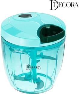 DDecora 950 ml chopper with 5 stainles steel blade , new handy quick XL chopper Vegetable & Fruit Chopper