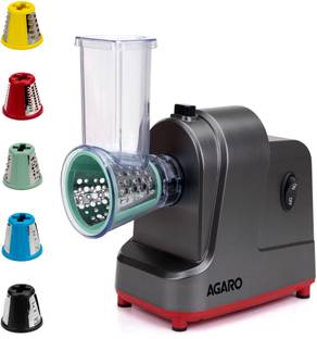 AGARO Marvel Electric Grater & Slice Machine,250W Professional Electric Cheese Grater Electric Vegetable & Fruit Grater & Slicer