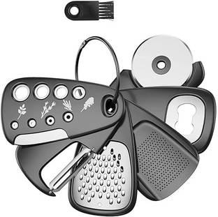 Ever Mall 6 in 1,Unique Kitchen Gadget,Space Saving Kitchen Tool, Cheese Grater Vegetable & Fruit Grater & Slicer