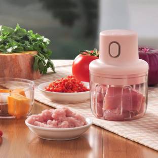 geutejj by Geutejj Electric Garlic Chopper/ Mini Garlic Cutter/ Fruits/ Vegetables/Ginger 348 Electric Fruit Chopper