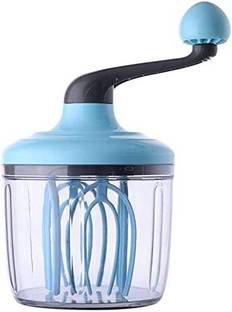 Holy Delight Plastic Manual Egg Beater Flour Stirrer Push Whisk Eggbeater Blender Egg Chopper