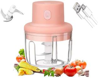 JPRO Electric Mini Garlic Chopper with USB charging, Hand mix Grinder Fruit Vegetable Electric Vegetable & Fruit Chopper