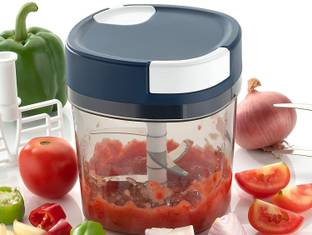 PSA by PSA Handy Vegetable & Fruit Chopper Pro Model Turbo XL Chopper 1000ML Unbreakable Jumbo Vegetable Chopper, Manual Food Chopper, Handy Chopper, Vegetable Cutter Vegetable & Fruit Chopper (1 Chopper 1000 ML) Vegetable & Fruit Chopper