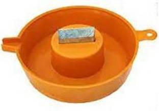 Shalloware Coconut breaking Tool, Coconut Breaker Plate Plastic (Pack of 1) Tray Serving Set