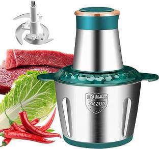 opriQ Food Chopper, Stainless Steel Electric Meat Grinders, Food Processor Automatic Electric Vegetable & Fruit Chopper
