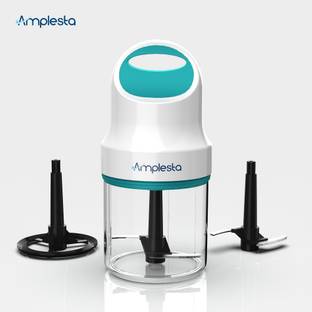 Amplesta Powerful 250W 650ml Capacity Electric Chopper with Whisker Attachment Electric Vegetable & Fruit Chopper