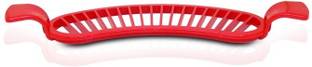 Oblivion Plastic Banana Slicer/Cutter with Handle for Easy Fruit Cutting Banana Slicer