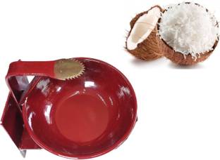 Q8 Twinkle Table Top Coconut Scraper / Grater / Chirava With Plate Coconut Scraper