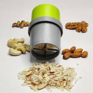 Fitaza by FITAZA Dry Fruit Cutter Slicer Grinder Dryfruit Grater for Cashew Nut Hazelnut Almond Fruit Grater & Slicer