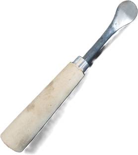 AGROMARK Wooden Handle Coconut Cracker/Breaker/Chopper-with Cast Iron Blade Coconut Grater & Slicer
