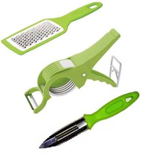 winger Combo of 3 kitchen tools vegetable cutter and y peeler and cheese grater Vegetable & Fruit Chopper