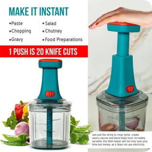 PSA by PSA Chop Push Chopper Manual Hand Press Push Chopper Vegetable Chopper