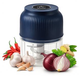 Atags Vegetable Fruit Chopper with Stainless Steel Blades Rechargeable Mini Electric Chopper