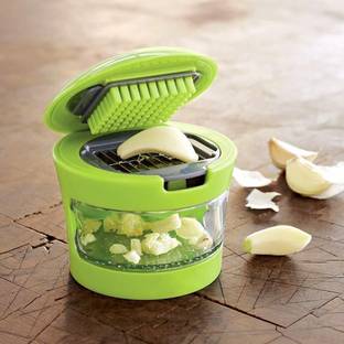 Gift Corner Multipurpose Easy Use Garlic Chopper Garlic Press