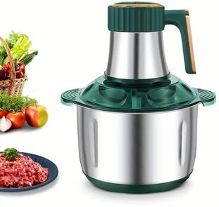 NIYAMKAAY by N.A 3L Electric Meat Grinder, Stainless Steel Machine - 350W Electric Vegetable & Fruit Chopper