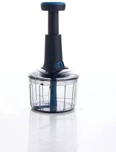 Elite Commerce Hand Press Chopper Vegetable & Fruit Chopper