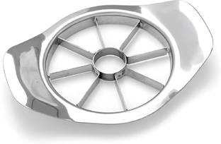 Gambit 8 Blade Heavy Duty Stainless Steel Vegetable, Melons & Stainless Steel Apple Cutter Slicer with 8 Blades and Handle Fruit Cutter Slicer Chopper Masher Dicer Apple Slicer Apple Slicer