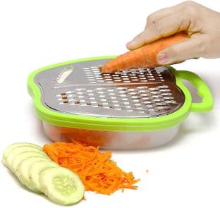 KARTUNBOX by KARTUNBOX 3 in 1 Cheese Grater for Kitchen with Storage Container Carrot Grater & Slicer