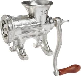 uptodateprouducts Grinder with a Table Fixed Mount, Manual Sausage Grinder and Meat Mincer Grater & Slicer