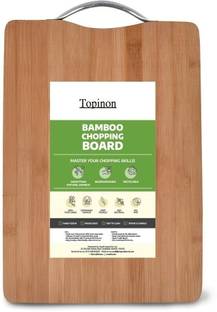 ON GATE Large Natural Bamboo Wood Chopping Cutting Board for Kitchen Vegetables, Fruits Vegetable Chopper