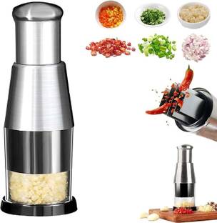 SUICUNE Manual Vegetable Dicer-Hand Slap Onion Chopper |,Stainless Steel Garlic Cutter Vegetable & Fruit Chopper