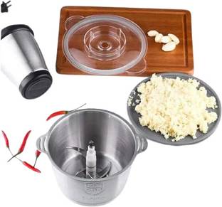 DNUMAHCAAM 3L Electric Food Chopper for Meat & Vegetables – Dual Speed Stainless Grinder Wet Grinder