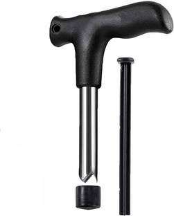 Wembley by chopper Stainless Steel Anti-Rust Coconut Knife Opener Tool Plastic Handle Opening 1 Pc. Coconut Chopper