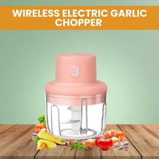 FRONY Chopper (Electric Rechargeable Chopper) for Kitchen Vegetable Garlic Onion B266 Electric Vegetable & Fruit Chopper