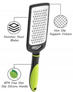 ZILLTOYIN Lemon Zester & Cheese Grater - Cheese, Lemon, Ginger, Garlic, Vegetables, Vegetable & Fruit Grater & Slicer