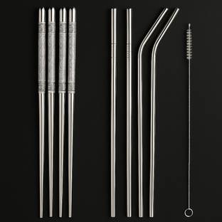 HICHAKI Chewing, Decorative, Training, Eating, Cooking Stainless Steel Chinese, Korean, Japanese, Vietnamese Chopstick
