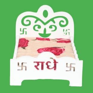 DeepCart bal gopal ,kanha,krishna Janmashtami special bed{size no.3-5} Wooden All Purpose Chowki