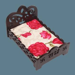 Shivcart krishna ji,bal gopal,laddu gopal Janmashtami special bed[size no.0-3] Wooden All Purpose Chowki