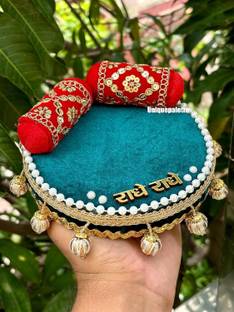 Wedlock Thakur Ji Bed (Model -24) / Krishna Laddu Gopal Wooden Singhasan Super Soft Wooden All Purpose Chowki