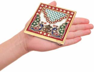 Fashion Art Handicraft Marble Peacock Design Marble CHOWKI… Marble Pooja Chowki