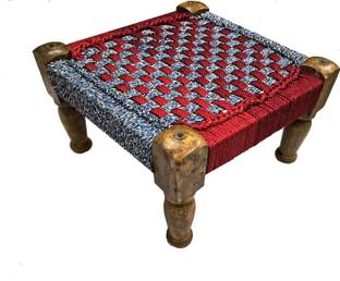MARSHLAND MARSHLANT Wooden Chowki For Sitting Stool Charpai Chowki Pidda Mudda Wooden All Purpose Chowki