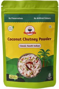 foodfrillz Coconut Chutney Powder, 200 g (Nariyal Chutney) South Indian Flavour Chutney Powder