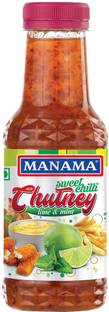 MANAMA Sweet Chilli Lime and Mint Fruit Dip Chutney | Spicy Dip | Good For Snacks Chutney Paste