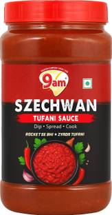 9am SZECHWAN Toofani Sauce | Hot & Spicy | Ready To Use Dipping Chutney Paste