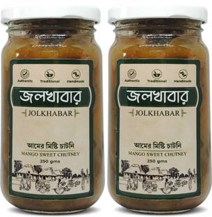 JOLKHABAR Bengali Mango Sweet Chatni | Aam Misthi Chutney Chutney Paste
