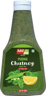 Add me Pudina Chutney 390 Gm Classic Indian Pani Puri Bhelpuri Chatni Green Chutney Mint Sauce Chutney Paste