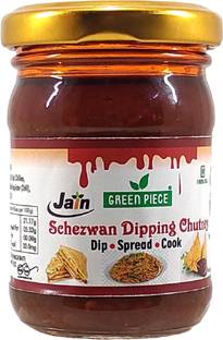 GREEN PIECE Jain Schezwan Dipping Chutney Dip/Spread/Cook Chutney Paste